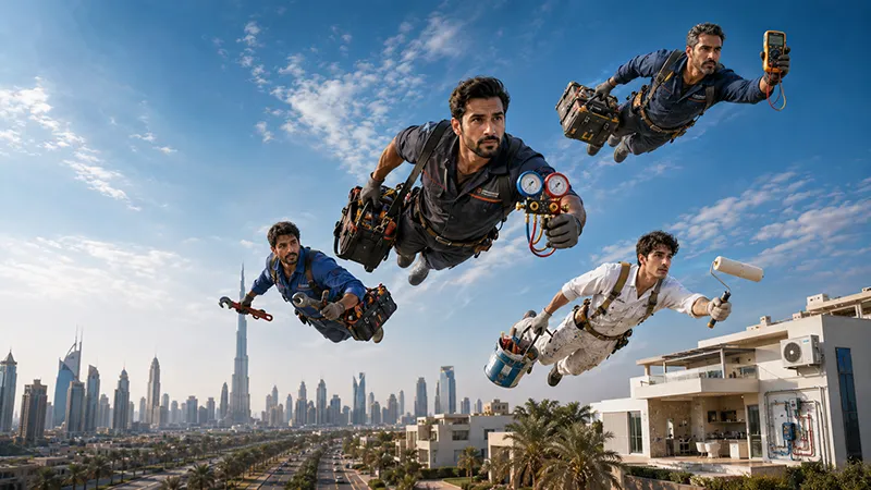 Qudra Home Services appliance repair in Dubai